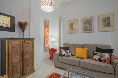 Zona de estar de Vidrio Sevilla Deluxe Apartment