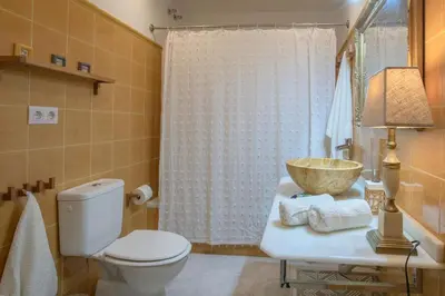 Un baño de Vidrio Sevilla Deluxe Apartment