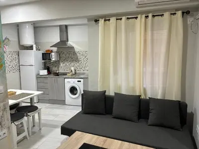 Una cocina o zona de cocina en Apartamento céntrico en Plaza San Miguel