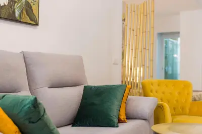 Zona de estar de Precioso Loft El Arcángel II junto a la Ribera