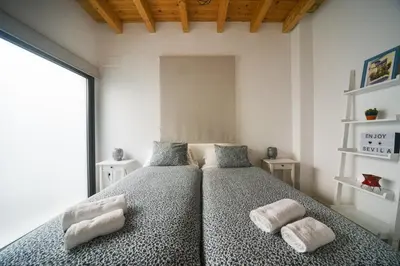 Cama o camas de una habitación en Alameda, Centro by RT Apartments