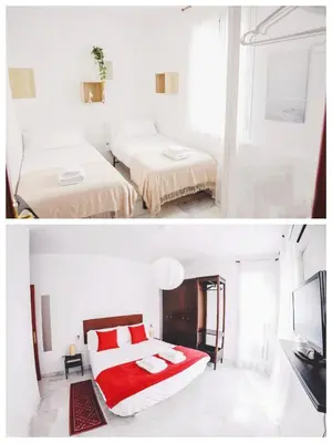 Cama o camas de una habitación en Palacio de Dueñas Private Terrace