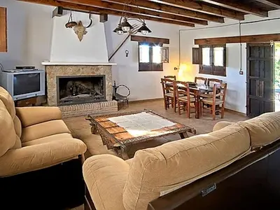 Zona de estar de Country House in Andalusia with Pool
