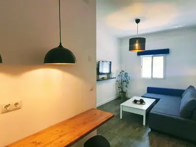 Zona de estar de Recien renovado junto a Santa Justa y el centro