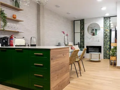 Una cocina o zona de cocina en La Casita del Museo