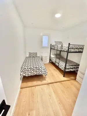 Cama o camas de una habitación en APARTAMENTO CAMINO DEL RIO