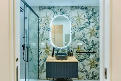 Un baño de Apartamento La Luna de Villaceballos con PARKING GRATUITO