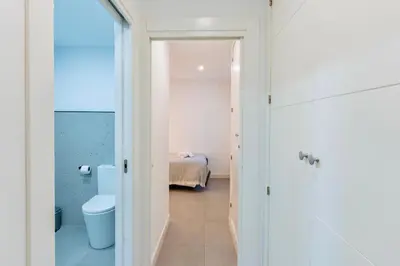 Un baño de Apartamento La Luna de Villaceballos con PARKING GRATUITO
