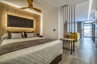 Cama o camas de una habitación en NEW Loft Cabel & Parking Incluido