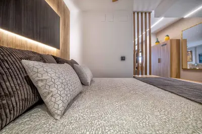 Cama o camas de una habitación en NEW Loft Cabel & Parking Incluido