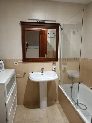 Un baño de alojamiento matilla