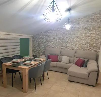 Zona de estar de alojamiento matilla