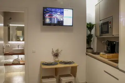 Una cocina o zona de cocina en La Cúpula