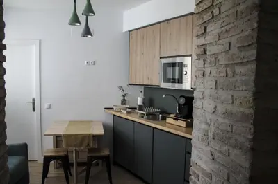 Una cocina o zona de cocina en La Cúpula