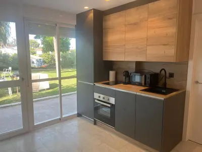 Una cocina o zona de cocina en Hotel Brillante 156