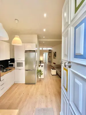 Una cocina o zona de cocina en El Apartamento de Trini en la Alameda