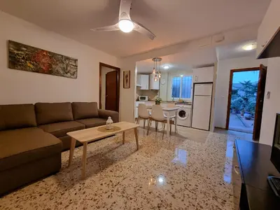 Una cocina o zona de cocina en Vivienda Turística en Típico Patio Cordobés San Basilio