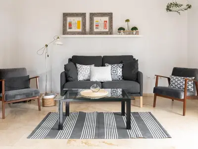 Zona de estar de Apartamento centrico Loyola