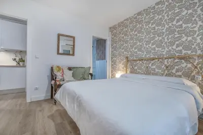 Cama o camas de una habitación en Gondomar Cordoba Center