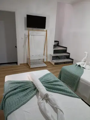 Cama o camas de una habitación en El Mirador De San Fernando