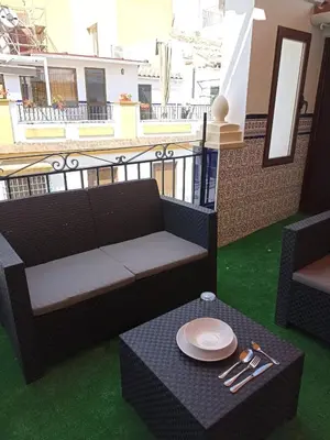 Zona de estar de El Mirador De San Fernando
