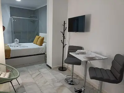 Cama o camas de una habitación en El Mirador De San Fernando