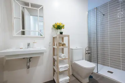 Un baño de Magno Apartments Azafrán