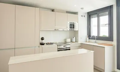 Una cocina o zona de cocina en Wonderful apartment with terrace 1Bd1Bth- Center