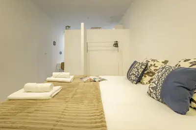 Cama o camas de una habitación en Resolana Suites
