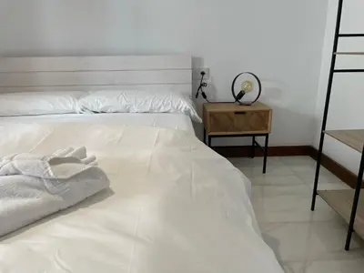 Cama o camas de una habitación en La Casa de La Escalera 2