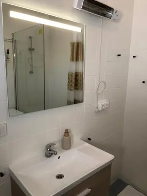 Un baño de La Regaora apartamento