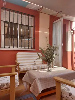 Cama o camas de una habitación en Alojamiento en Bujalance
