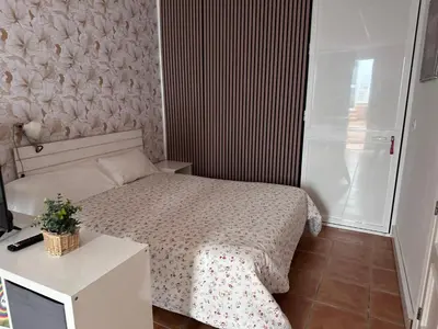 Cama o camas de una habitación en Estudio Coripe