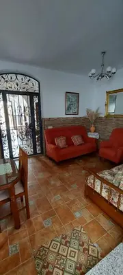 Zona de estar de Casa Los Tiznaos