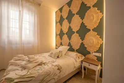 Cama o camas de una habitación en La Casona Verde