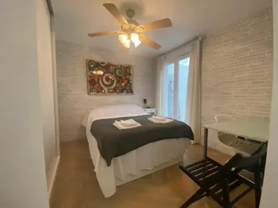 Cama o camas de una habitación en Apartamento Tibidabo Int con Parking