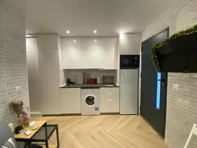 Una cocina o zona de cocina en Apartamento Tibidabo Ext con Parking