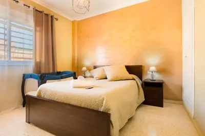 Cama o camas de una habitación en Casa unifamiliar