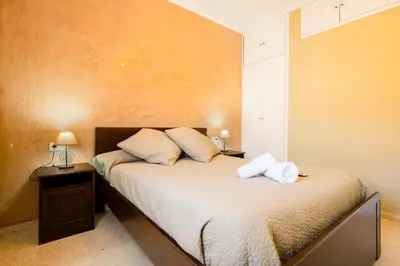 Cama o camas de una habitación en Casa unifamiliar
