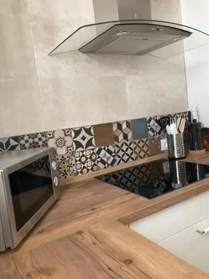 Una cocina o zona de cocina en Casa de los abuelos 6 personas
