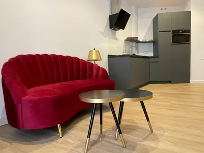 Una cocina o zona de cocina en APARTAMENTOS TURISTICOS SINAG