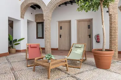Un patio o zona al aire libre en Cats Hostel Córdoba