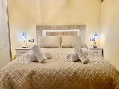 Cama o camas de una habitación en Rincon de los artesanos