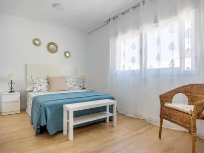 Cama o camas de una habitación en Apartamento Isbilya