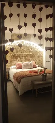 Cama o camas de una habitación en La Medina Baja