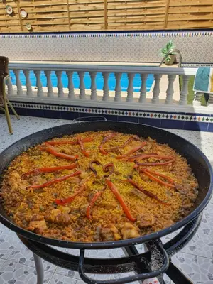 Plano de casa grande en Córdoba, pueblo de la Victoria , 6 dormitorios