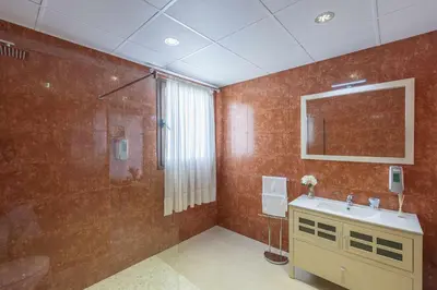 Un baño de Casa Rural Maimones.
