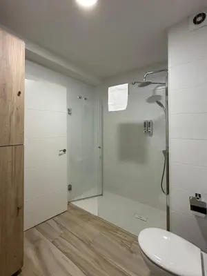 Un baño de Apartamentos Azonaicas Centro Tendillas