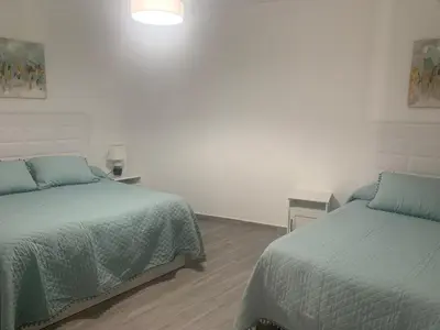 Cama o camas de una habitación en El Balcón de la Roca