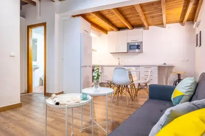 Zona de estar de Apartamento Macarena, en el Centro de Sevilla - cerca de Catedral e Isla Mágica